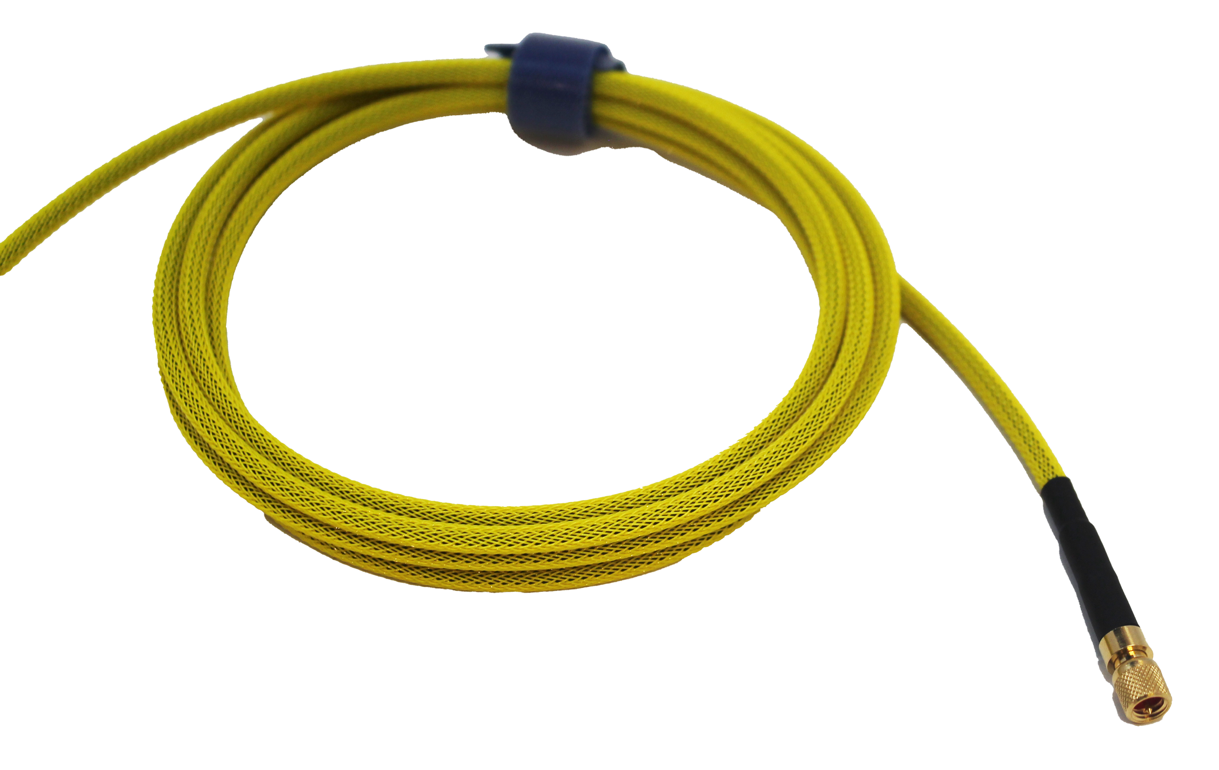 Berg Flame Yellow LEMO 00 Straight to MD Straight, 6'ft (Feet) Ultrasonic Cable